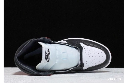 TOE BLACK RETRO - 1 JORDAN HIGH SATIN 0825